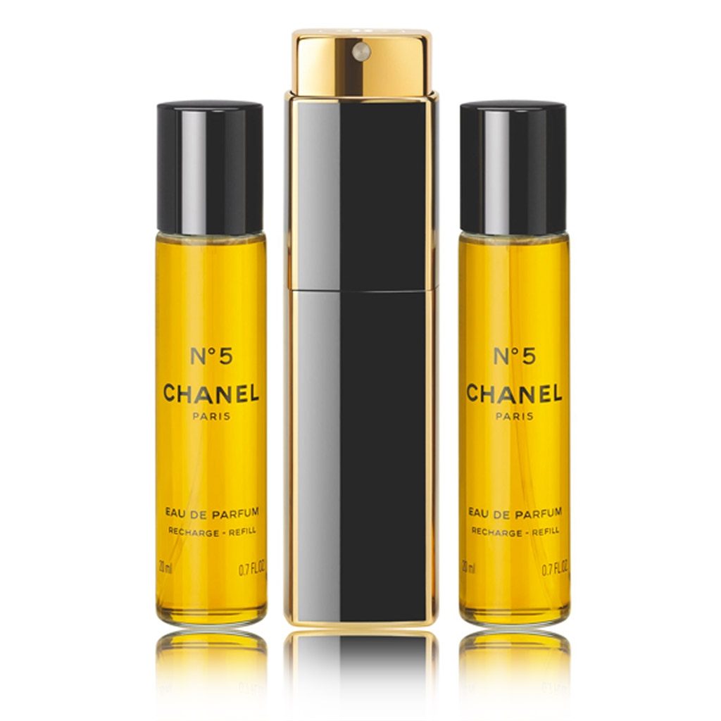 Chanel N°5 Eau De Parfum EDP W 3x20 ml refillable