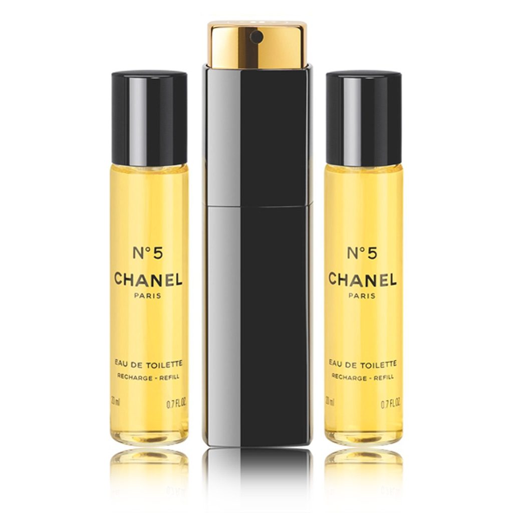 Chanel N°5 Eau De Toilette EDT W 3x20ml REFILLABLE