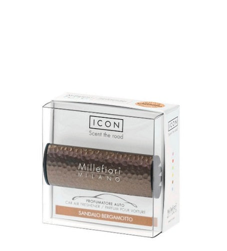 Millefiori Milano Icon Hammered Metal Sandalo Bergamotto Car fragrance 47 g