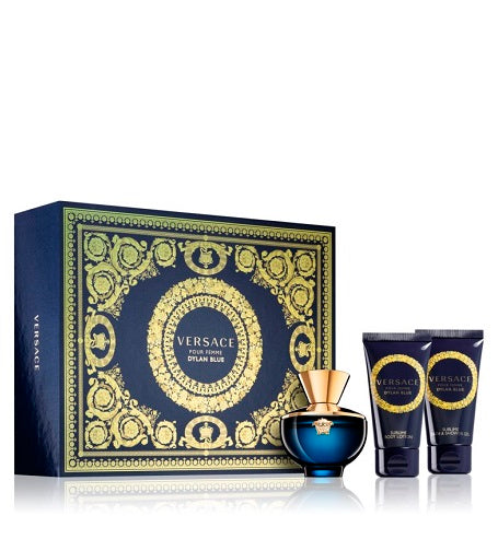 Versace Dylan Blue Pour Femme EDP W 50 ml + body lotion 50 ml + shower gel 50 ml Presentset