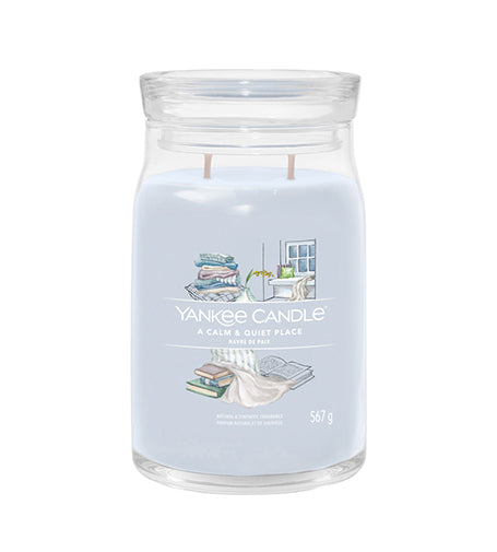 Yankee Candle A Calm & Quiet Place signature large candle 567 g