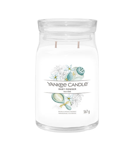 Yankee Candle Baby Powder signature large candle 567 g