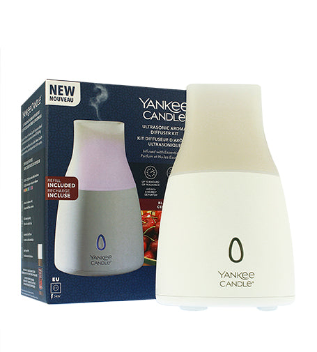 Yankee Candle Black Cherry ultraljudsaromdiffusor och eterisk olja