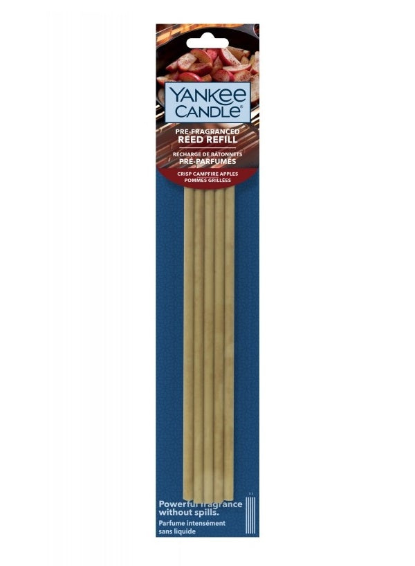 Yankee Candle Pre-Fragran.Reed Crisp Campfire Apples filling into the diffuser 5x