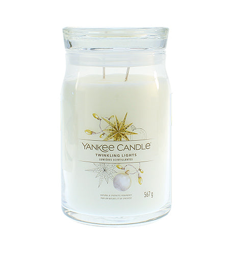 Yankee Candle Twinkling Lights signature large candle 567 g
