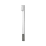 Apriori Slim Medium Toothbrush White Silver