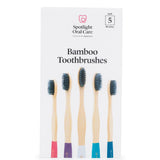 Spotlight Oral Care Bamboo toothbrushes 5-pack