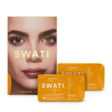 Swati Colored 1-Month Lenses Honey 1 Pair