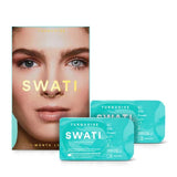 Swati Colored 1-Month Lenses Turquoise 1 Pair