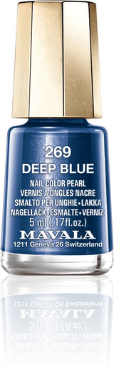 Mavala Mini Nail Polish Deep Blue 5ml