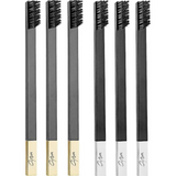 Apriori Slim Soft Toothbrush Black 6-pack set