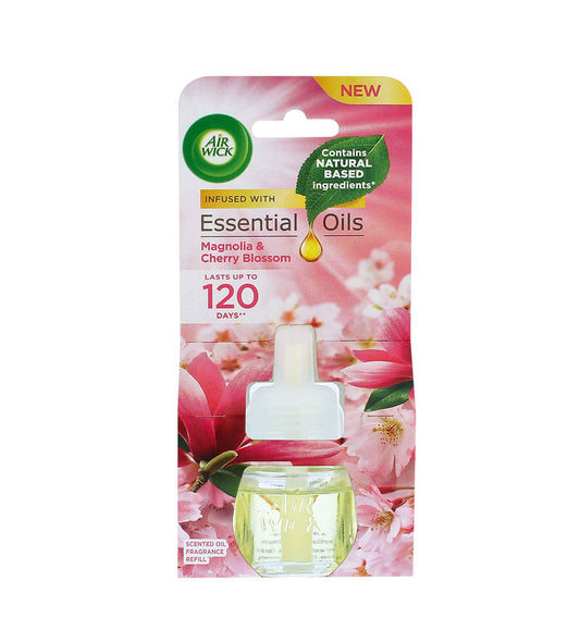 Air Wick Magnolia och Cherry Blossoms flytande refill för 19 ml