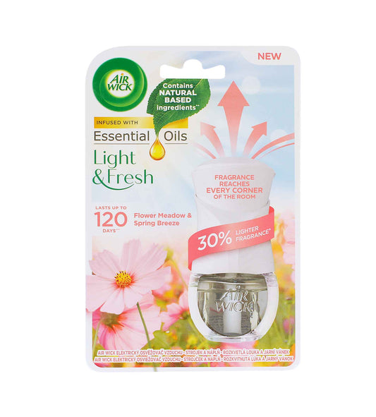 Air Wick Blooming Meadow elektrisk luftfräschare 19 ml dispenser + refill