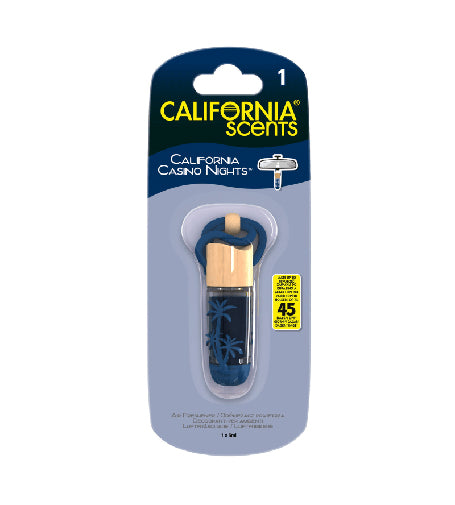 California Scents Hanging Vial California Casino Nights Car fragrance 5 ml