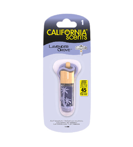 California Scents Hanging Vial Lavender Grove Car fragrance 5 ml