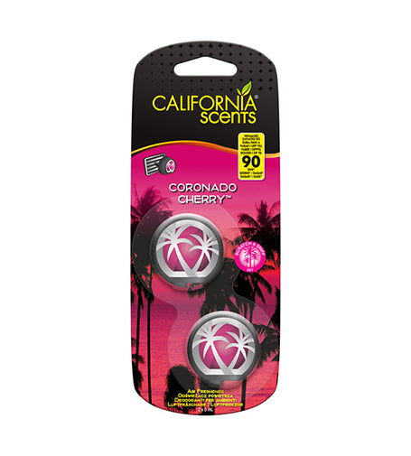 California Scents Mini Diffuser Coronado Cherry Car fragrance 2 x 3 ml