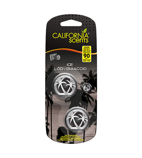 California Scents Mini Diffuser Ice Car fragrance 2 x 3 ml