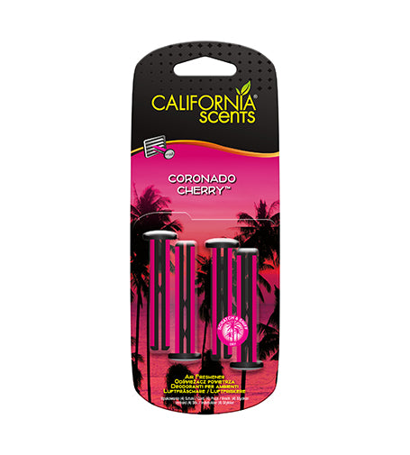 California Scents Vent Stick Coronado Cherry Car fragrance 4 st