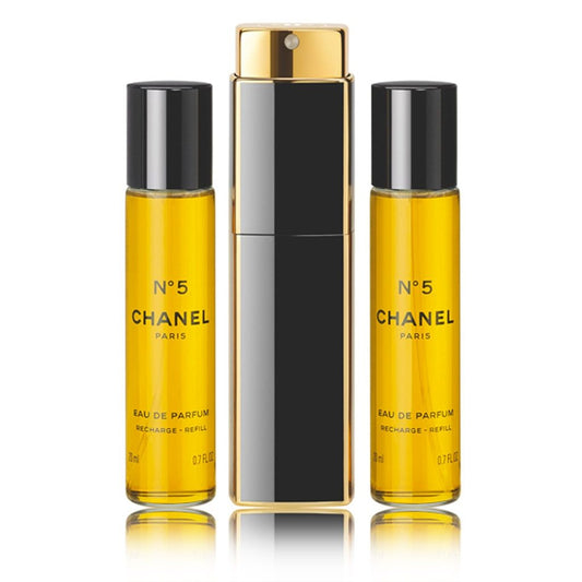 Chanel N°5 Eau De Parfum EDP W 3x20 ml refillable