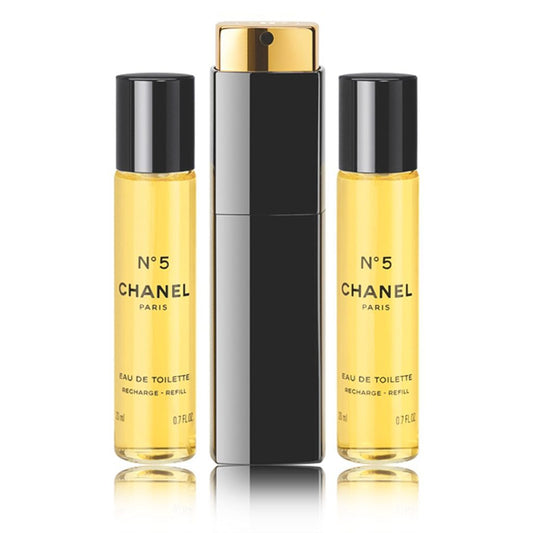 Chanel N°5 Eau De Toilette EDT W 3x20ml REFILLABLE