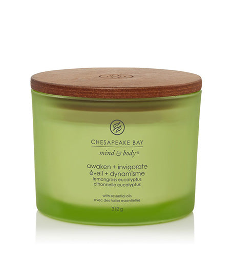 Chesapeake Bay Awaken + Invigorate scented candle 3 wicks 312 g