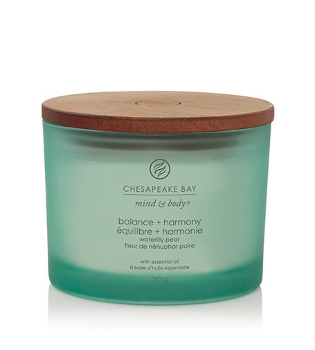 Chesapeake Bay Balance + Harmony scented candle 3 wicks 312 g