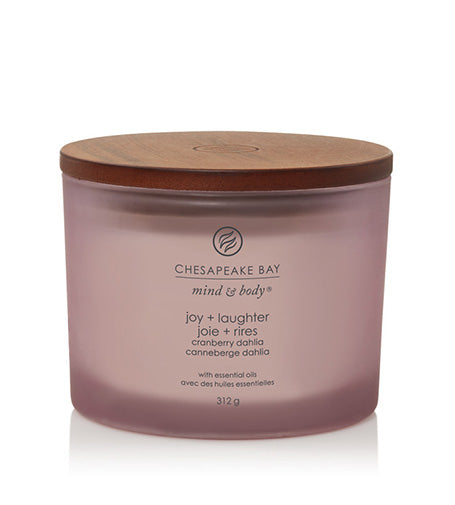 Chesapeake Bay Joy + Laughter scented candle 3 wicks 312 g