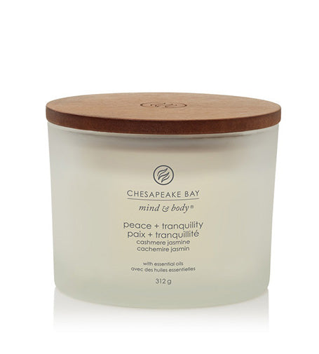 Chesapeake Bay Peace + Tranquility scented candle 3 wicks 312 g