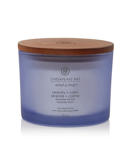 Chesapeake Bay Serenity + Calm scented candle 3 wicks 312 g