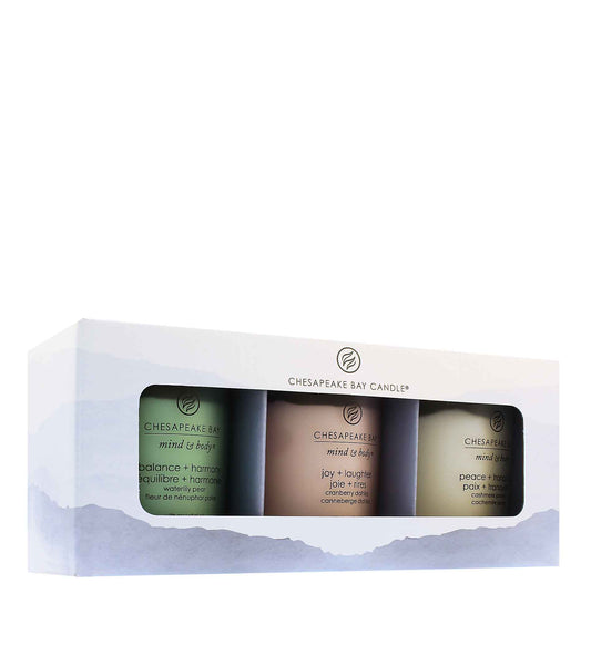 Chesapeake Bay Presentset scented candle 3 x 96 g