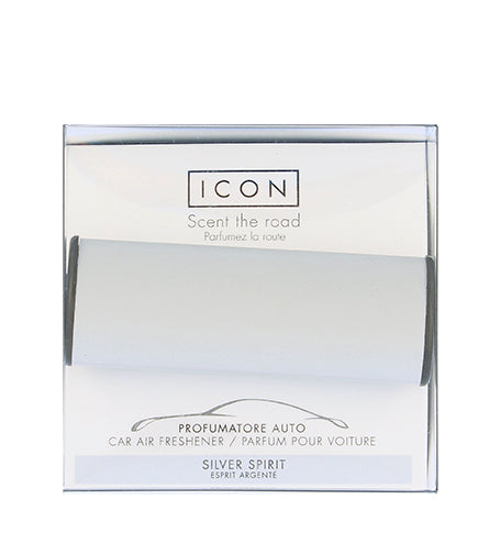 Millefiori Milano Icon Classic Silver Spirit Car fragrance stříbrná