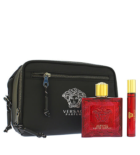 Versace Eros Flame Presentset EDP M 100 ml + EDP 10 ml + necessär