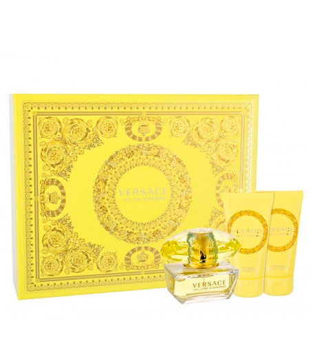 Versace Yellow Diamond EDT W 50 ml + lotion 50 ml + duschgel 50 ml Presentset