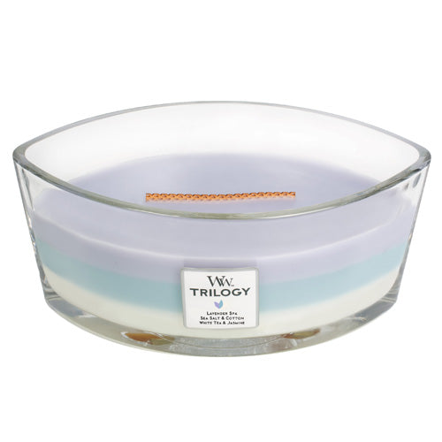 WoodWick Calming Retreat scented candle with wooden wick 453,6 g