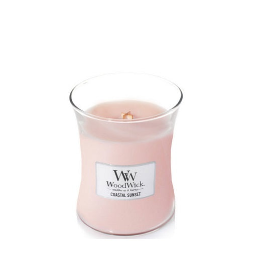 WoodWick Coastal Sunset scented candle with wooden wick 275 g