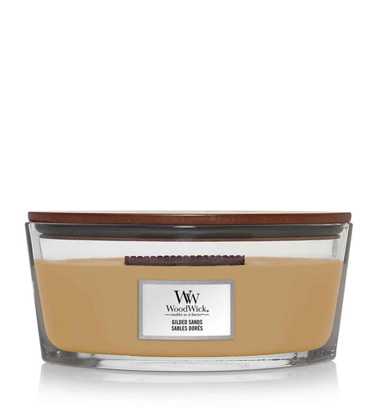 Woodwick Gilded Sands Scented Candle With Wooden Wick 453,6g