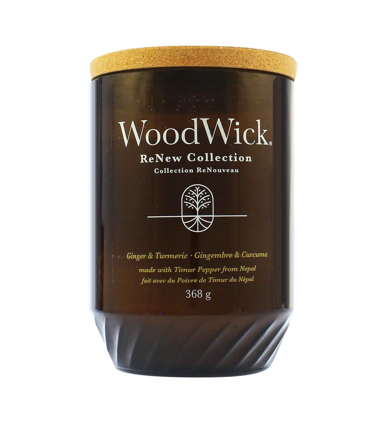 WoodWick ReNew Ginger & Turmeric large candle 368 g