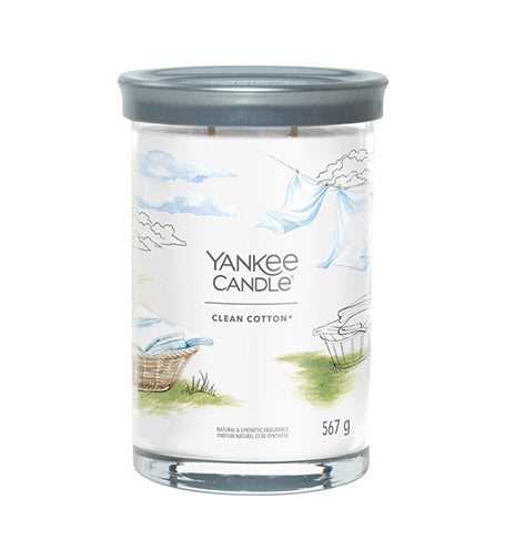 Yankee Candle Clean Cotton signature large tumbler 567 g