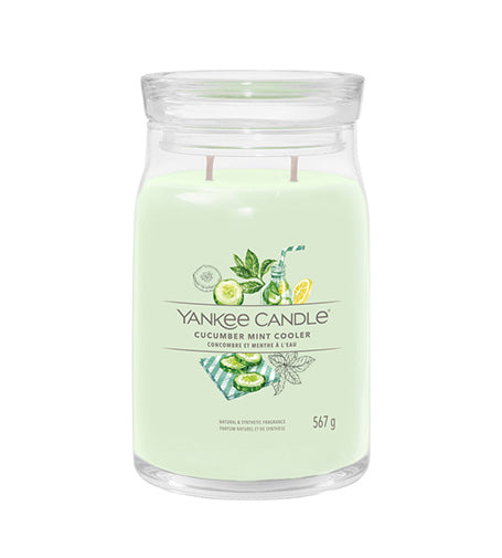 Yankee Candle Cucumber Mint Cooler signature large candle 567 g