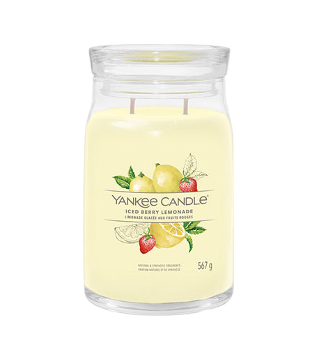 Yankee Candle Iced Berry Lemonade signature large candle 567 g