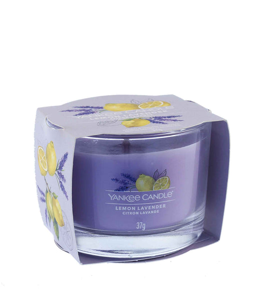Yankee Candle Lemon Lavender ljus i glas 37 g