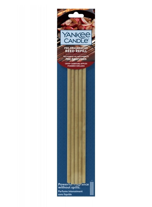 Yankee Candle Pre-Fragran.Reed Crisp Campfire Apples filling into the diffuser 5x