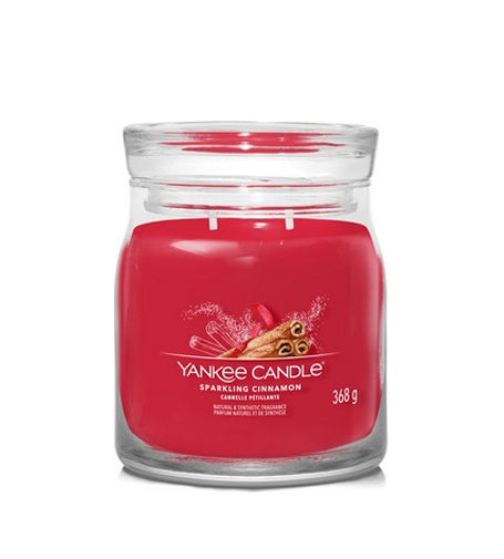 Yankee Candle Sparkling Cinnamon signature candle 368 g