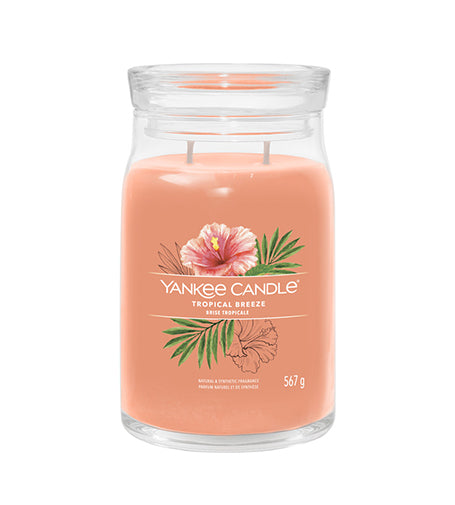 Yankee Candle Tropical Breeze signature large candle 567 g