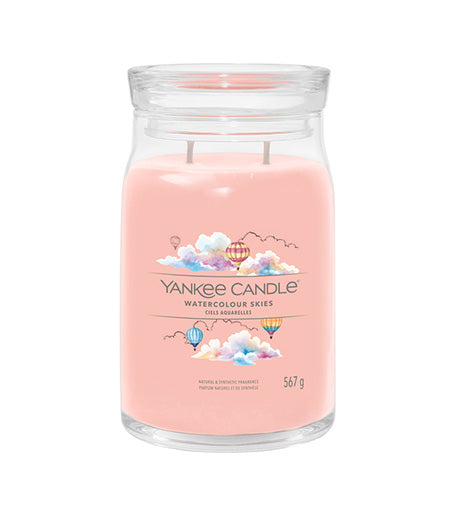 Yankee Candle Watercolor Skies signature candle large 567 g